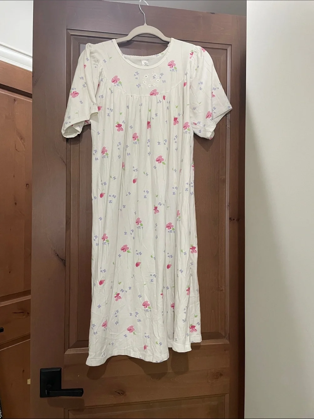Calida White Cotton nightgown- Small - Picture 10 of 14